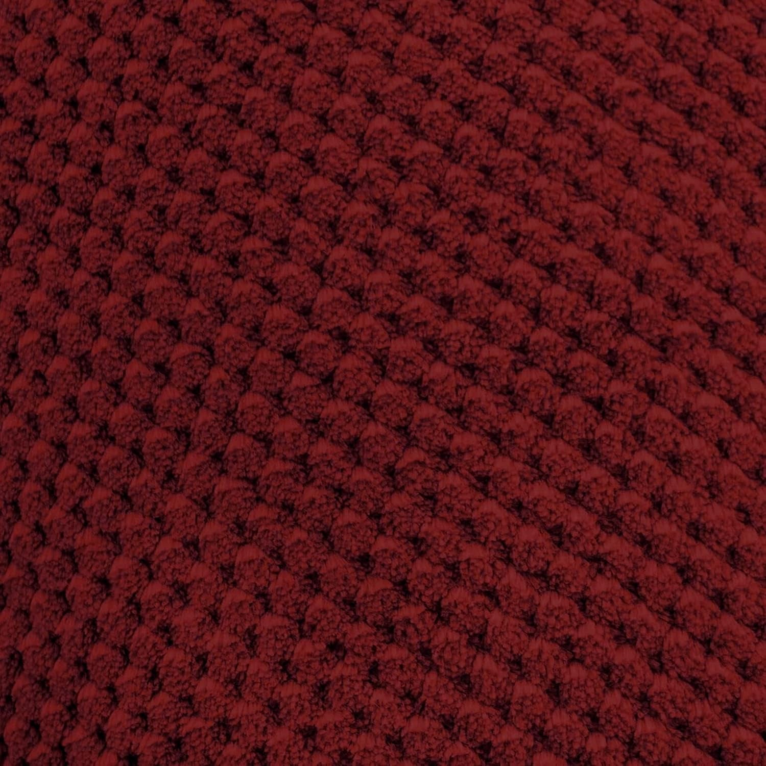 Burgundy Electric Recliner With Heat And Vibration