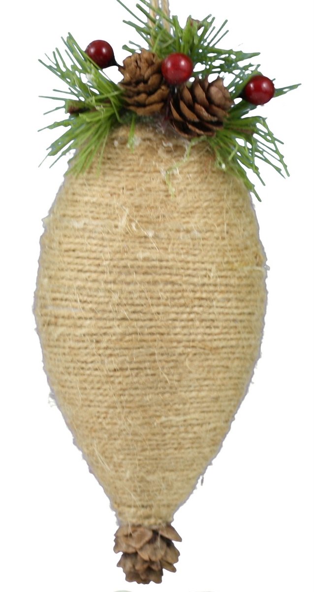 Burlap Holly - Finial