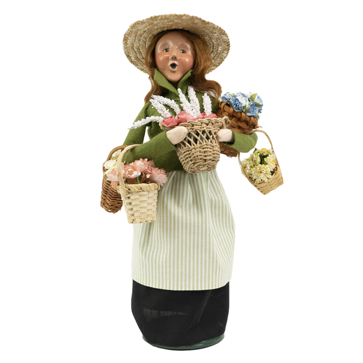 Byers' Choice Flower Vendor 2024 -