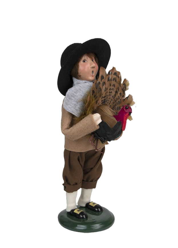 Byers' Choice Thanksgiving Family - Pilgrim Boy