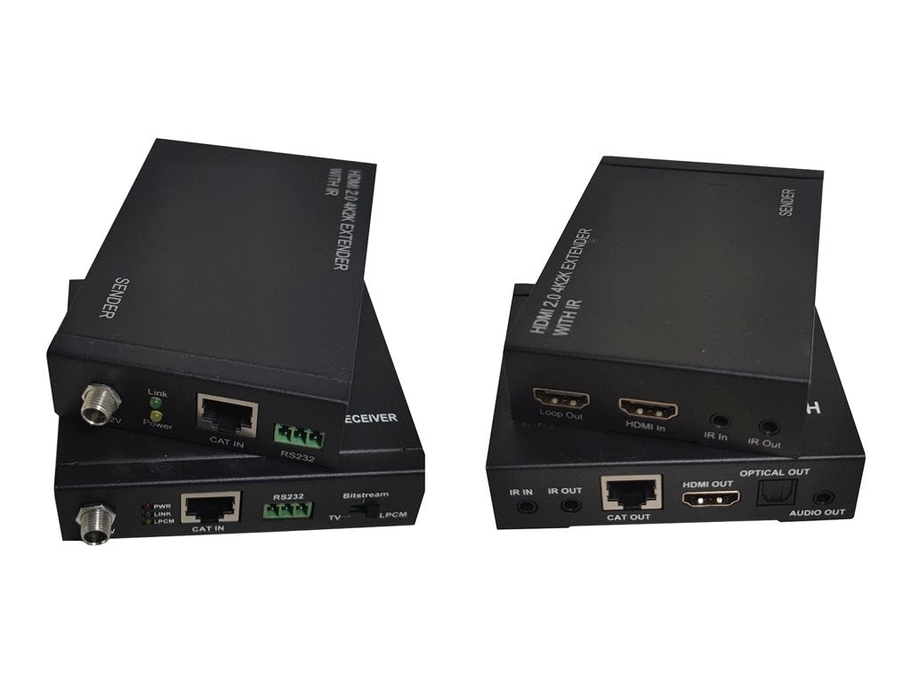 Bytecc - Extender Set - video/audio/infrared/serial/network extender - HDMI - over CAT 6 - up to 197 ft ET-HM2AR