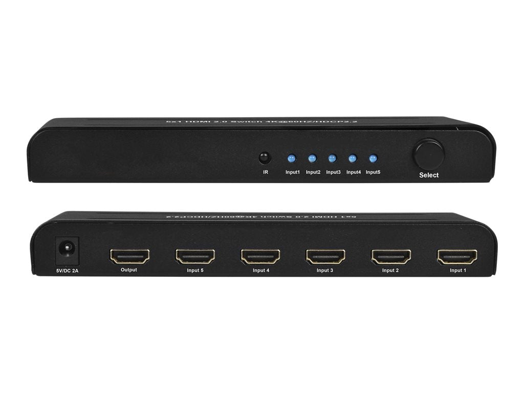 Bytecc HM2-SW501A - Video/audio switch - 1 x KVM / audio - desktop