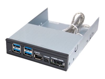 Bytecc UFE-421 - Hub - 4 x SuperSpeed USB 3.0 + 2 x IEEE 1394 (FireWire) + 1 x eSATA