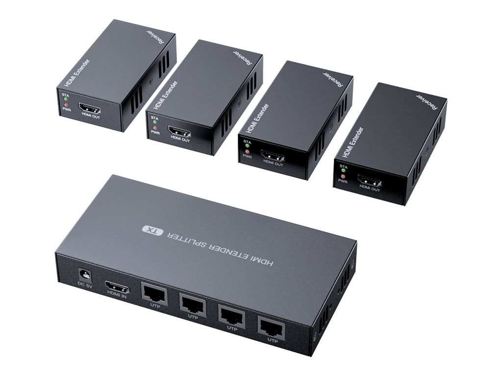 Bytecc - Video/audio extender - HDMI - over UTP - up to 164 ft ET-HDSP104