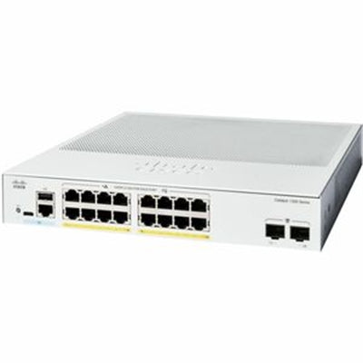 Cisco Catalyst 1300-16FP-2G Managed Switch