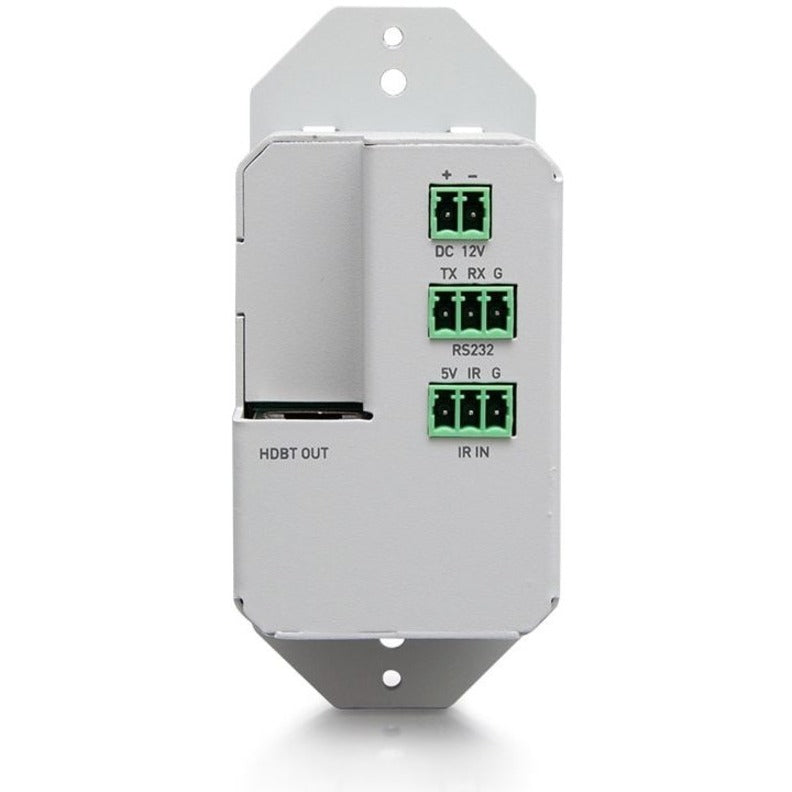 C2G 1-Gang HDMI HDBaseT Wall Plate Transmitter, RS232, IR over Cat Extender