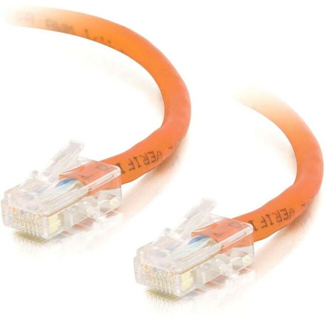 C2G 10Ft Cat5E Non-Booted Crossover Unshielded (Utp) Network Patch Cable - Orang