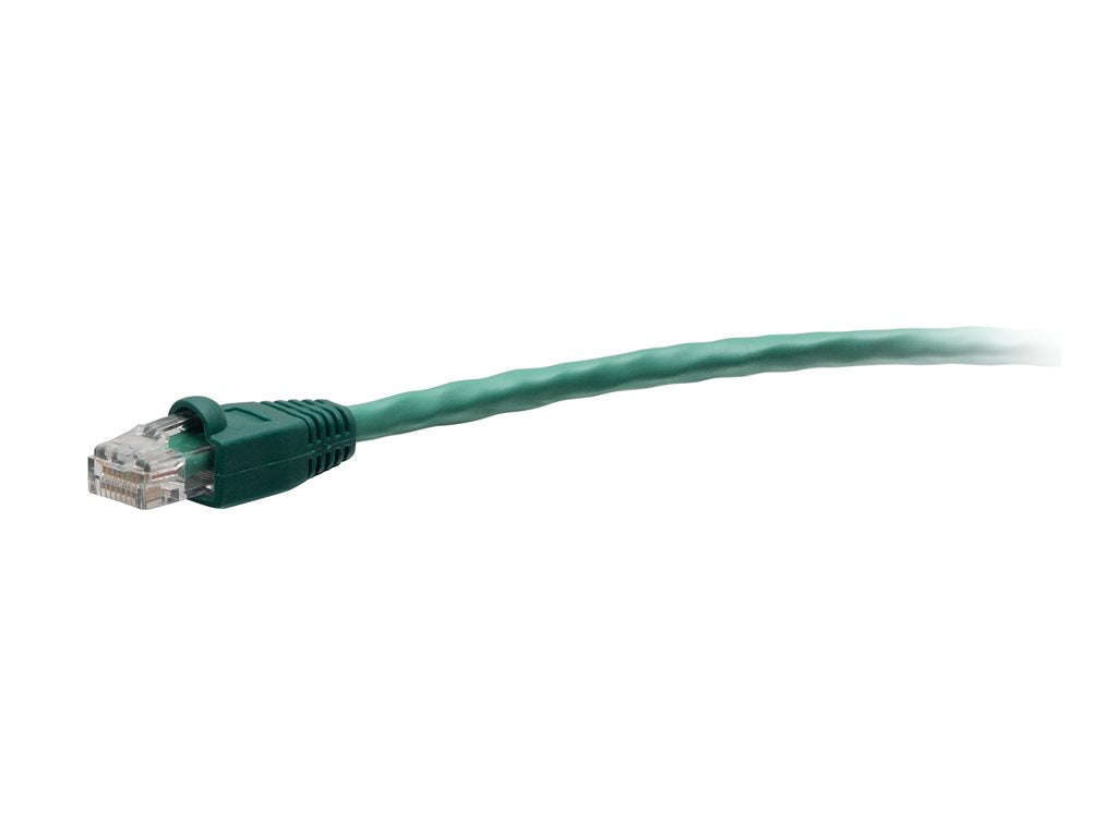 C2G 10ft Cat6 Snagless Unshielded Ethernet Cable - TAA Compliant F-Series - Green - Network cable - TAA Compliant - RJ-45 (M) C2G43495