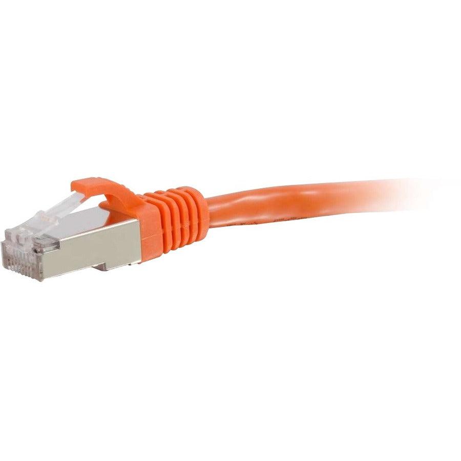 C2G 20ft (6.1m) Cat6 Snagless Shielded (STP) Ethernet Network Patch Cable - Orange