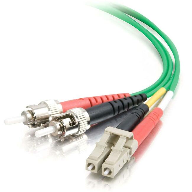 C2G 2M Lc-St 62.5/125 Om1 Fiber-Grn
