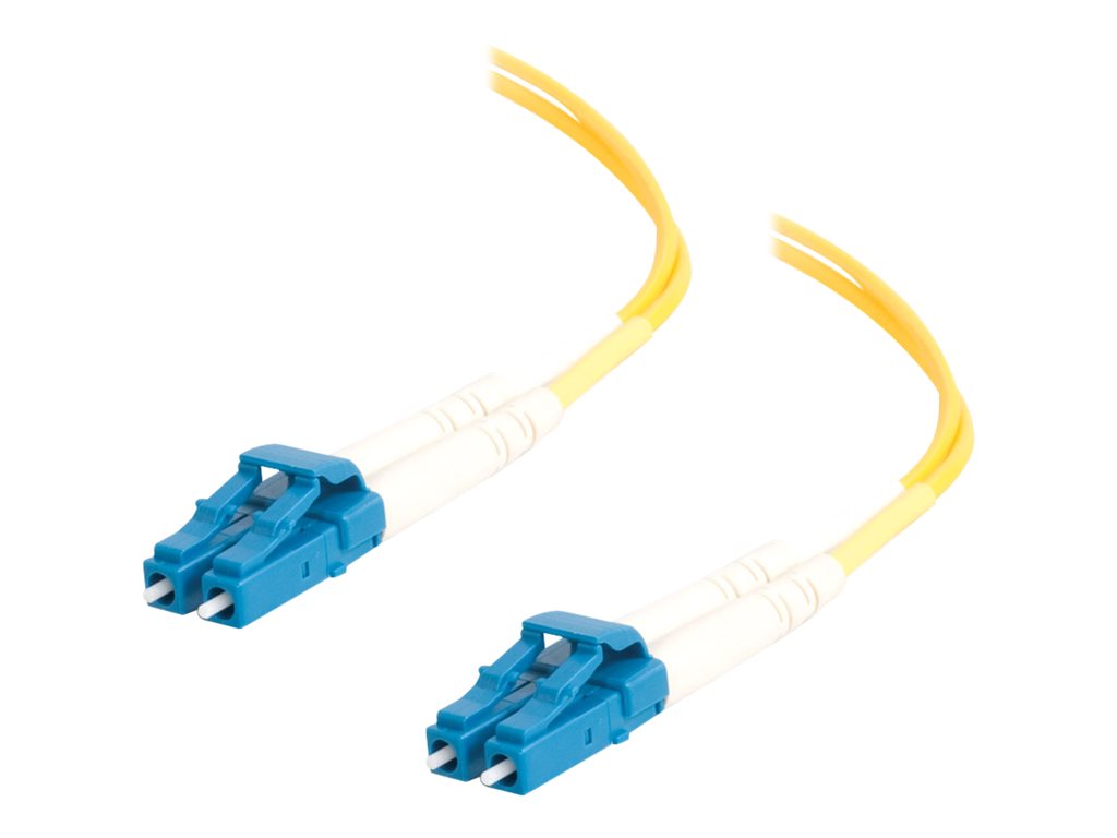 C2G 2m LC-LC 9/125 Duplex Single Mode OS2 Fiber Cable - LSZH - Yellow - 6ft - Patch cable - LC single-mode (M) to LC