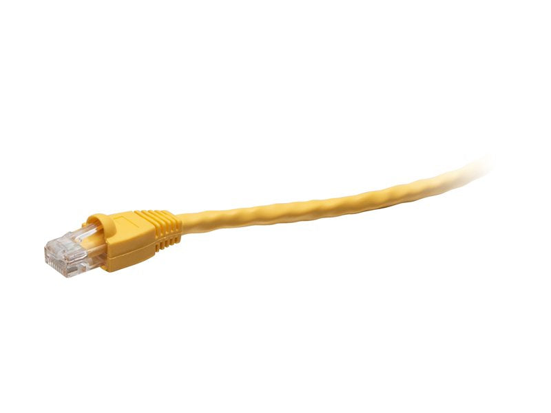 C2G 35FT Yellow Booted Cat6 UTP Ethernet Cable