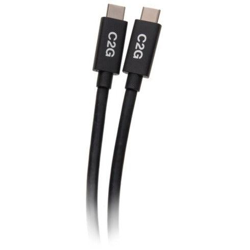 C2G 3.3ft USB-C Male to USB-C Male Cable (20V 5A) - USB4 40Gbps