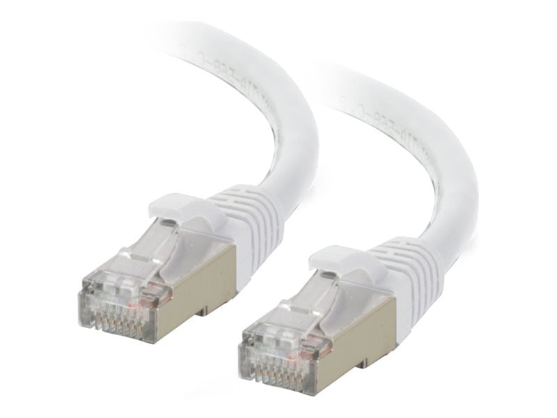 C2G 3ft CAT6A Snagless STP Cable White