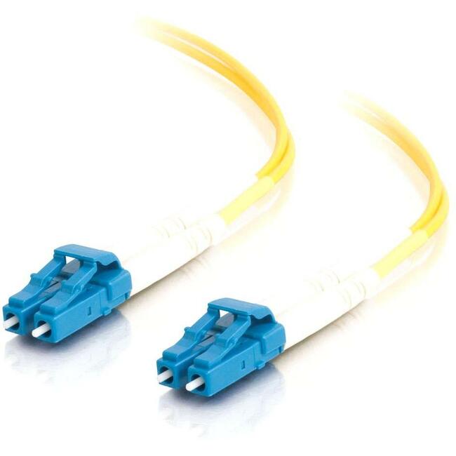 C2G 5M Lc-Lc 9/125 Duplex Single Mode Os2 Fiber Cable - Yellow - 16Ft Os2 Cable