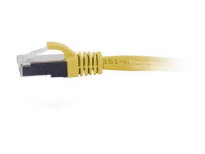 C2G 7ft CAT6A Snagless STP Cable Yellow