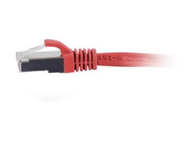C2G Cat6A Snagless Shielded Network Patch Cable - 5ft Red