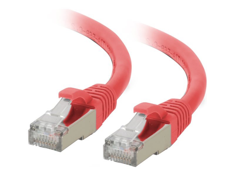 C2G Cat6A Snagless Shielded Network Patch Cable - 5ft Red