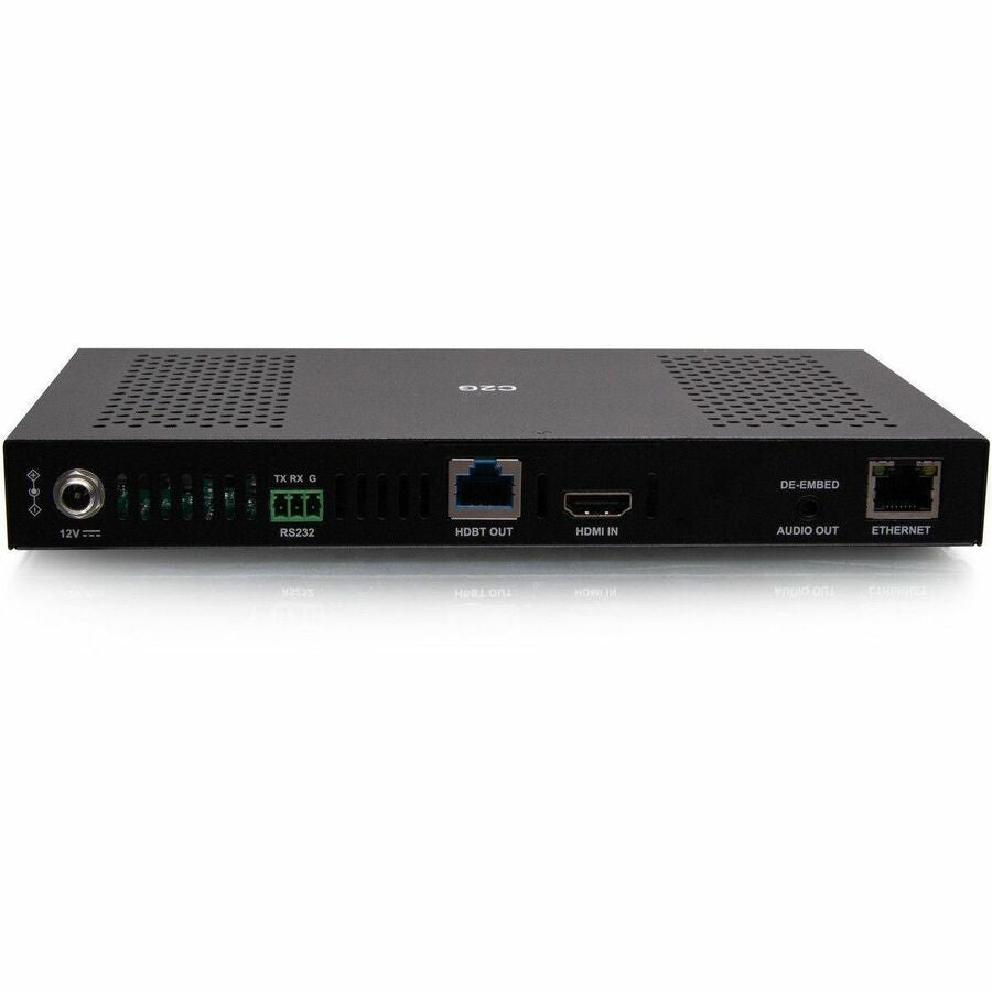 C2G HDMI HDBaseT + USB-B to A + RS232 Over Cat Extender Box TX to Box RX (18Gbps) 4K 60Hz