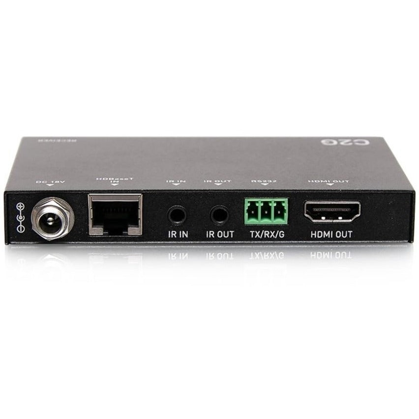 C2G HDMI Ultra-Slim HDBaseT + RS232 And IR over Cat Extender Box Receiver - 4k 60hz C2G30015
