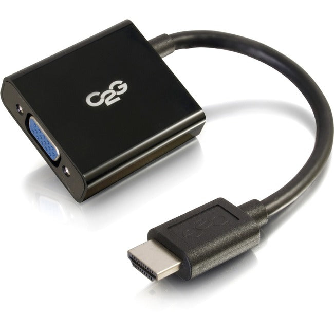 C2G Hdmi To Vga Adapter Converter Dongle Male To Female Black-Easily Connect The