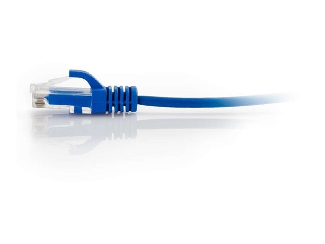C2G02217 25ft Cat6 Snagless UTP Slim Network Cable Blue