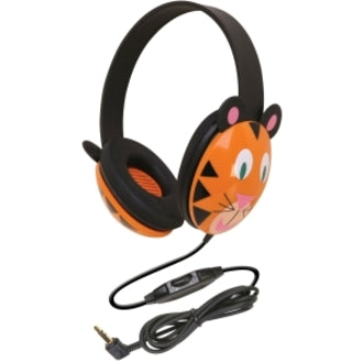 CALIFONE KIDS STEREO PC HEADPHONE TIGER DESIGN 2810-TI