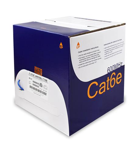 CAT6E 600 MHz CMR BLUE WAV-CAT6E-CMR-BL