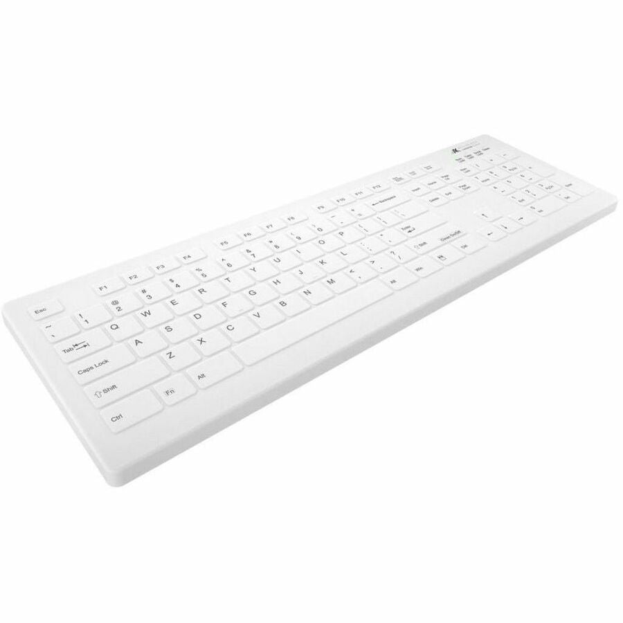 CHERRY AK-C8112 Medical Keyboard Duo Wired/Wireless Full Sized - Disinfectable Ultra Flat