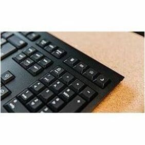 CHERRY KW 3000 Keyboard - Wireless, Slim, USB, Quiet, Full Size, Four Hot Keys, Fold Out