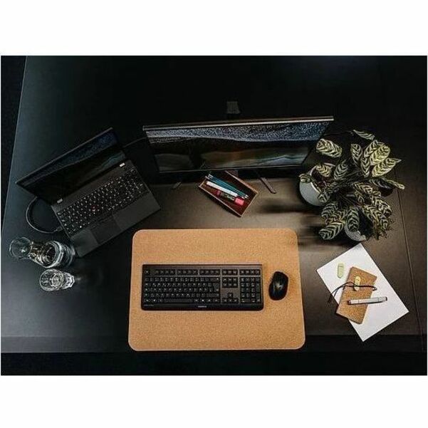 CHERRY KW 3000 Keyboard - Wireless, Slim, USB, Quiet, Full Size, Four Hot Keys, Fold Out