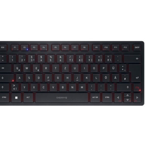 CHERRY KW 9200 MINI Keyboard - Wired/Wireless Connectivity - Bluetooth/RF - 2.40 GHz -