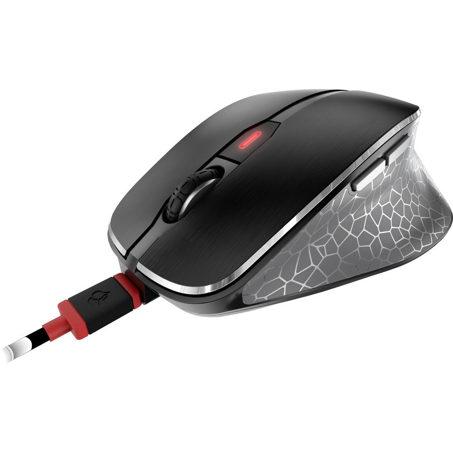 CHERRY MW 8C ERGO Rechargeable Black Wireless Mouse JW-8600US