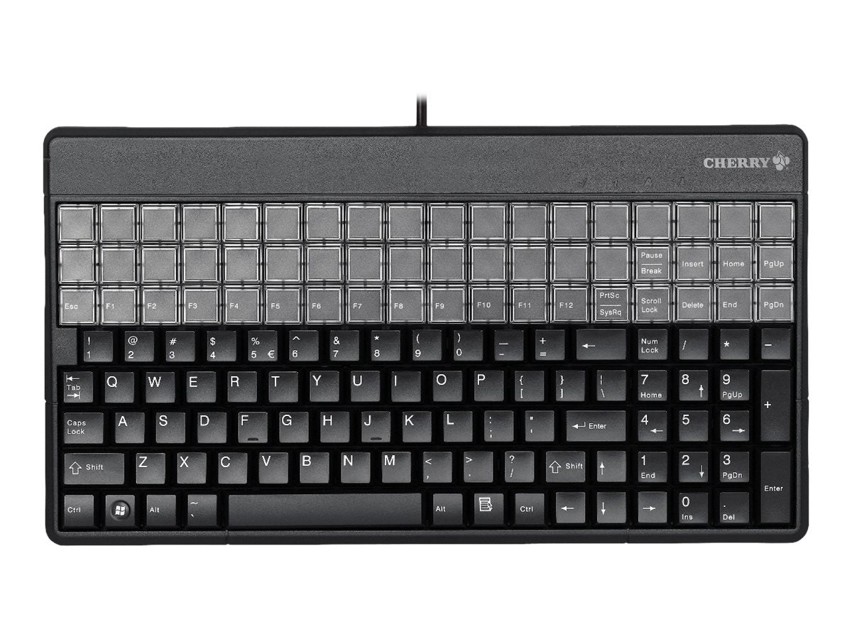 CHERRY SPOS G86-61400 - Keyboard - USB - QWERTY - US - black G86-61400EUADAA