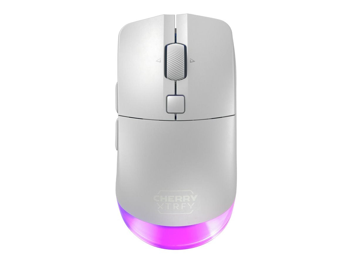 CHERRY Xtrfy M50 - Mouse - ergonomic - optical - 5 buttons - wireless, wired - 2.4 GHz, Bluetooth 5.2 - USB wireless receiver JW-5000-0