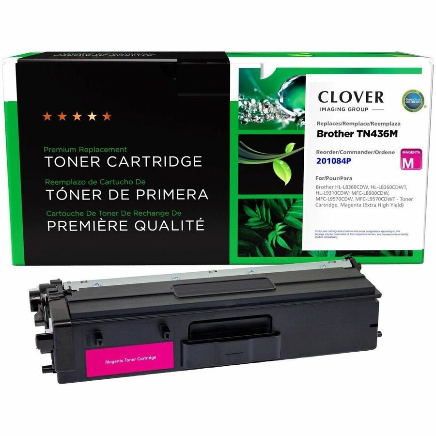 CIG Remanufactured Extra High Yield Laser Toner Cartridge - Alternative for Brother TN436M 201084P