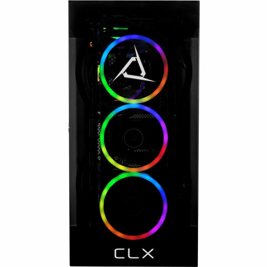 CLX SET Gaming Desktop - Liquid Cooled AMD Ryzen 7 7700X 4.5GHz 8-Core Processor, 32GB DDR5 Memory, GeForce RTX 4080 16GB GDDR6X Graphics, 1TB SSD, 4TB HDD, WiFi, Windows 11 Home 64-bit