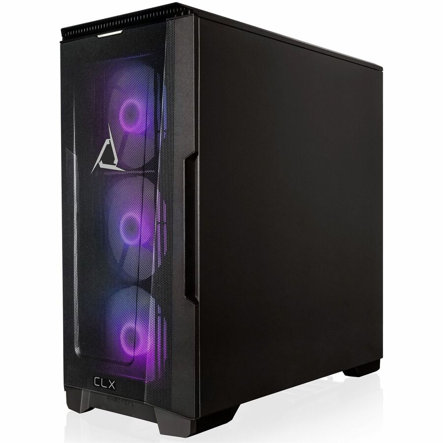 CLX SET Gaming Desktop - Liquid Cooled Intel Core i9 13900KF 3GHz 24-Core Processor, 32GB DDR5 Memory, GeForce RTX 4070 Ti 12GB GDDR6X Graphics, 1TB SSD, 4TB HDD, WiFi, Windows 11 Home 64-bit