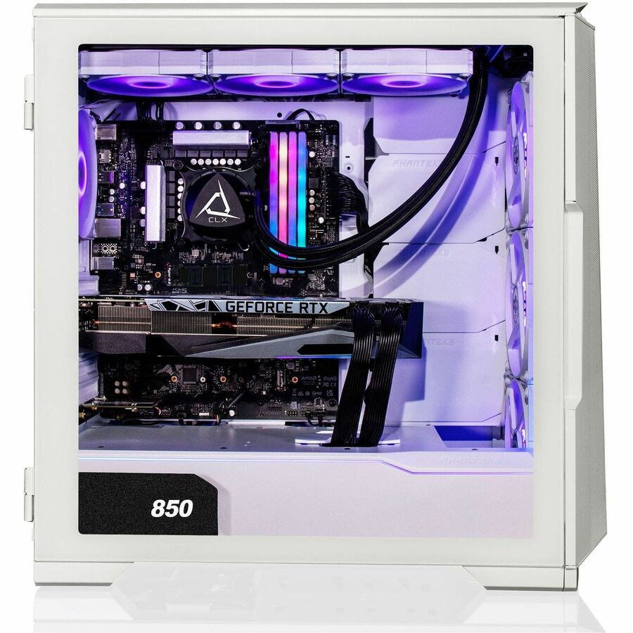 CLX SET Gaming Desktop - Liquid Cooled Intel Core i9 13900KF 3GHz 24-Core Processor, 64GB DDR5 Memory, GeForce RTX 4070 Ti 12GB GDDR6X Graphics, 1TB SSD, 6TB HDD, WiFi, Windows 11 Home 64-bit