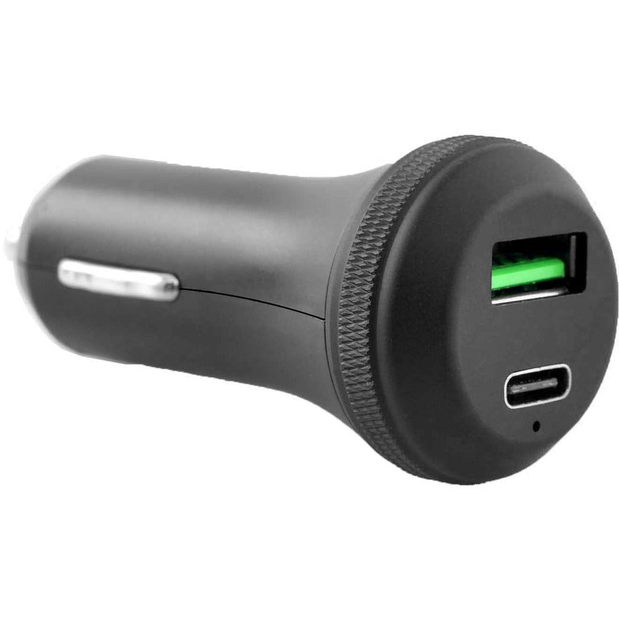 CODi USB-C Car Charger with USB-C and USB-A Outputs - QC 3.0 18W + PD 18W