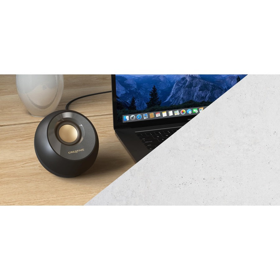 CREATIVE PEBBLE V2-SYS,SPKR CREATIVE PEBBLE V2 WW-R N BK,MODEL NO.MF1695,SPEAKER