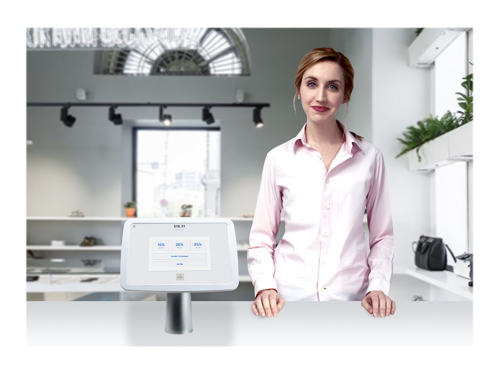 CTA Digital Locking Ultra-Modern Rotating Table Stand - Stand - for tablet - lockable - aluminum - desktop - for Apple