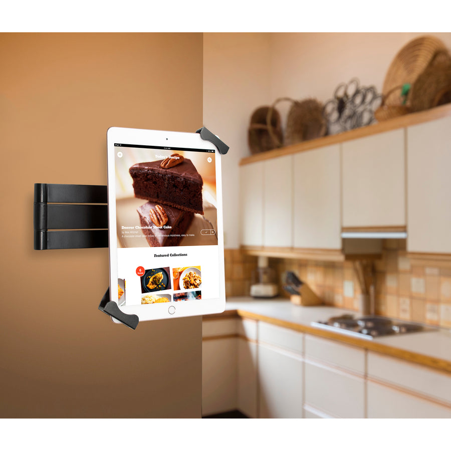 CTA Digital PAD-ASWM Wall Mount for Tablet PC, iPad mini, iPad Air, iPad Pro - Black