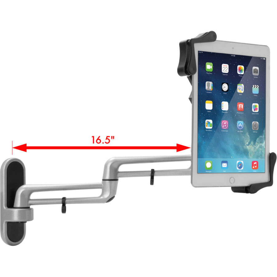 CTA Digital PAD-ATWM Wall Mount for Tablet PC, iPad mini, iPad Air, iPad Pro - Silver