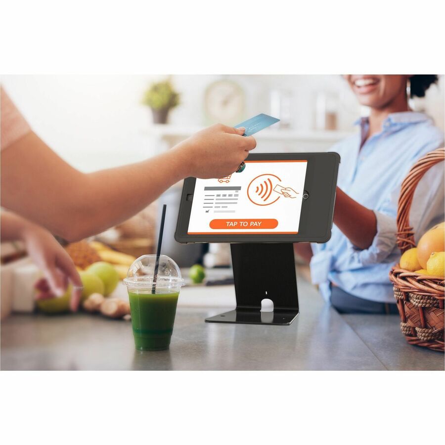 CTA Digital Quick Release Secure Table Kiosk w/ Inductive Charging Case