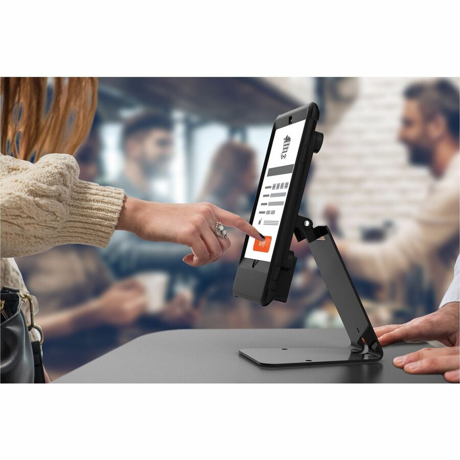 CTA Digital Quick Release Secure Table Kiosk w/ Inductive Charging Case