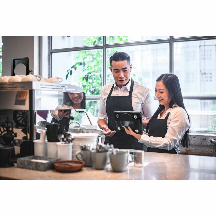 CTA Digital Rugged Carrying Case for 9.7" Apple iPad Air 2, iPad (5th Generation), iPad (6th Generation), iPad Pro Tablet - Black