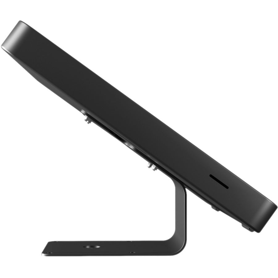 CTA Digital VESA Compatible Curved Stand & Wall Mount with Universal Security Enclosure (Black) PAD-CURVEB