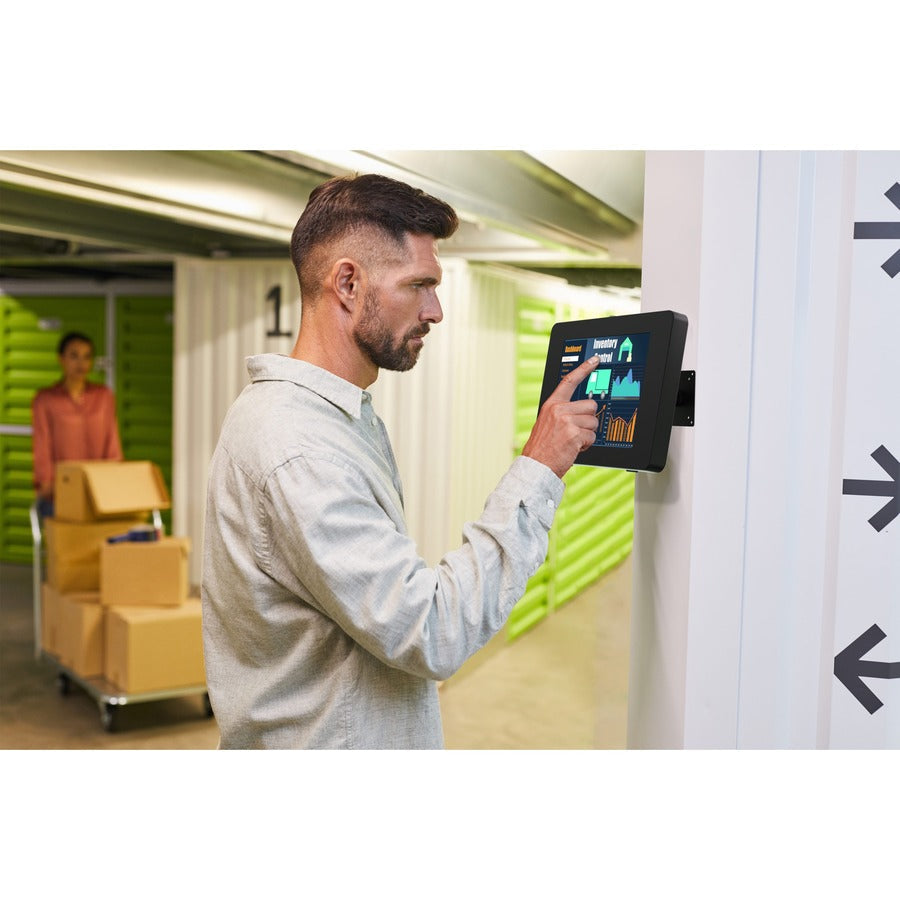 CTA Digital VESA-Compatible Rotary Ball-Head Adjusting Mount with Universal Security Enclosure (Black) PAD-PARABRH