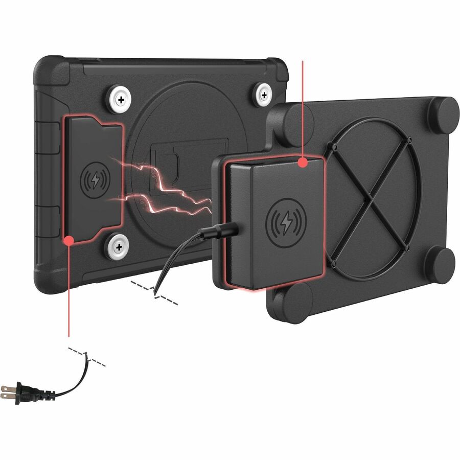 CTA Digital Vehicle Dash Mount Kit with Wireless Inductive Charging Case - 75 x 75 100 x 1